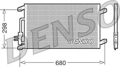 Denso DCN13016 конденсатор, кондиционер на LANCIA LYBRA SW (839BX)