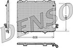 Denso DCN17017 конденсатор, кондиционер на MERCEDES-BENZ E-CLASS универсал (S210)
