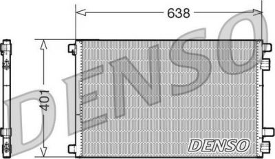 DENSO Конденсор RENAULT Megane II - Scenic II (8200115543, DCN23012)