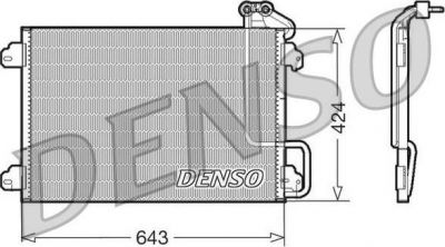 DENSO Конденсор RENAULT Megane Scenic (7700434383, DCN23013)