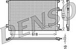 DENSO Радиатор кондиционера (конденсор) (DCN25001)