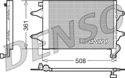 Denso DCN27004 конденсатор, кондиционер на SKODA FABIA Combi (6Y5)