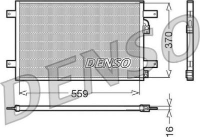 Denso DCN32014 конденсатор, кондиционер на FORD GALAXY (WGR)