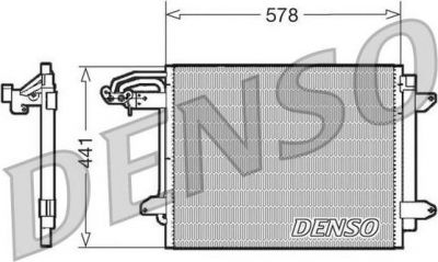 Denso DCN32030 конденсатор, кондиционер на VW GOLF PLUS (5M1, 521)