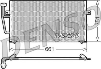 DENSO Конденсор VOLVO S40 - V40 (30897260, DCN33008)