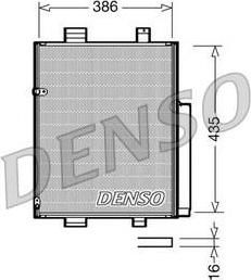 Denso DCN35001 конденсатор, кондиционер на DAIHATSU MATERIA (M4_)