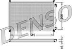 Denso DCN40006 конденсатор, кондиционер на HONDA ACCORD VI (CG, CK)