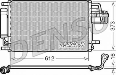 Denso DCN41007 конденсатор, кондиционер на KIA SPORTAGE (JE_, KM_)