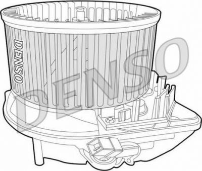 Denso DEA07015 вентилятор салона на PEUGEOT PARTNER фургон (5)