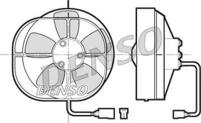 Denso DEA09204 вентилятор салона на FIAT UNO (146A/E)