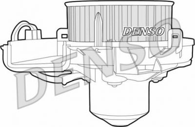 Denso DEA20003 вентилятор салона на OPEL CORSA C фургон (F08, W5L)