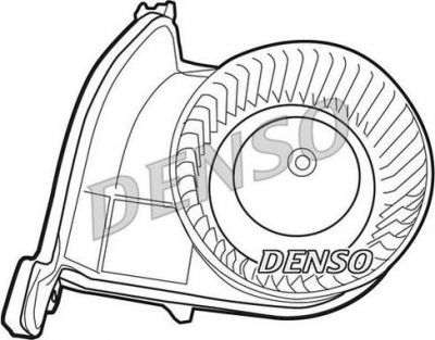 DENSO МОТОР ПЕЧКИ RENAULT CLIO II 2001- (7701049076, DEA23003)