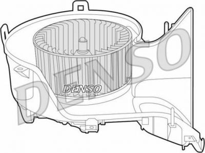 Denso DEA25001 вентилятор салона на SAAB 9-3 кабрио (YS3F)
