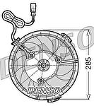 DENSO Вентиляторы охлаждения двигателя VAG A3/A4/A6/A8/SKODA/VW (8D0959455C, DER02005)