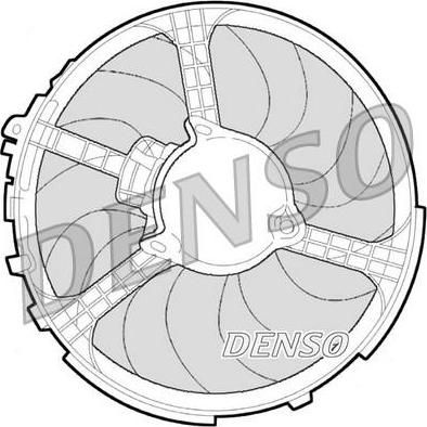 Denso DER09062 вентилятор, охлаждение двигателя на FIAT STILO (192)