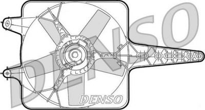 Denso DER09071 вентилятор, охлаждение двигателя на FIAT REGATA Weekend (138)