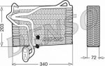 Denso DEV02001 испаритель, кондиционер на AUDI 80 Avant (8C, B4)