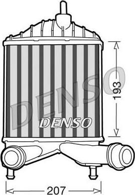 Denso DIT09101 интеркулер на FIAT PUNTO (188)