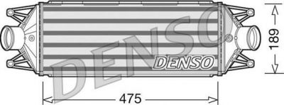 Denso DIT12002 интеркулер на IVECO DAILY IV фургон/универсал