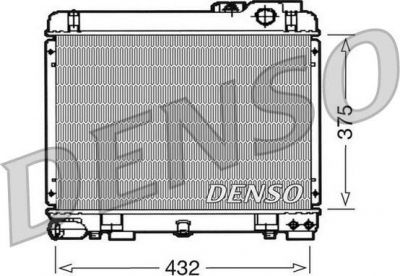 Denso DRM05035 радиатор, охлаждение двигателя на 3 кабрио (E30)