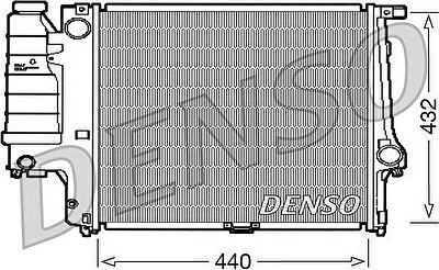 Denso DRM05037 радиатор, охлаждение двигателя на 3 (E30)