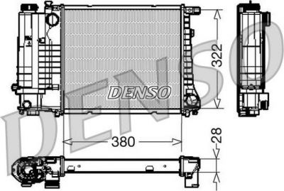 Denso DRM05044 радиатор, охлаждение двигателя на 3 (E30)