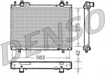 DENSO Радиатор, охлаждение двигател (DRM09021)