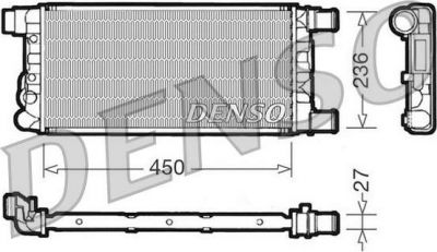 Denso DRM09041 радиатор, охлаждение двигателя на FIAT CINQUECENTO (170)