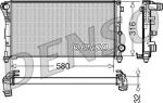 Denso DRM09084 радиатор, охлаждение двигателя на FIAT PANDA (169)