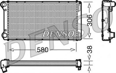DENSO Радиатор, охлаждение двигател (DRM09098)