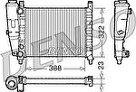 Denso DRM09142 радиатор, охлаждение двигателя на FIAT UNO (146A/E)