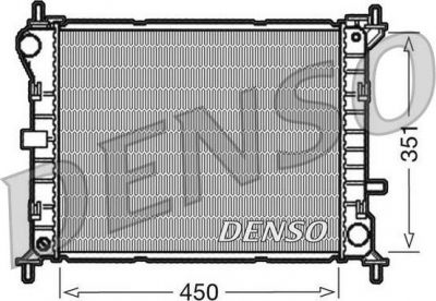 DENSO Радиатор охлаждения FORD Focus 1.4 i / 1.6 i (1061185, DRM10050)