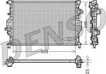 Denso DRM10077 радиатор, охлаждение двигателя на FORD MONDEO IV седан (BA7)