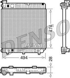 DENSO Радиатор, охлаждение двигател (DRM17002)