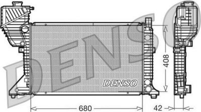 DENSO Радиатор охлаждения MB SPRINTER 2.2D/2.7D 00-07 (9015003500, DRM17011)