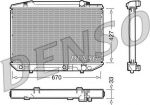 Denso DRM17051 радиатор, охлаждение двигателя на MERCEDES-BENZ S-CLASS купе (C126)