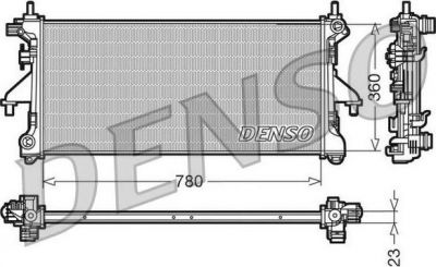 DENSO Радиатор основной CITROEN/FIAT/PEUGEOT all Bus 06-> AC- (DRM21100)