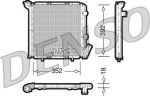 Denso DRM23071 радиатор, охлаждение двигателя на RENAULT SUPER 5 (B/C40_)