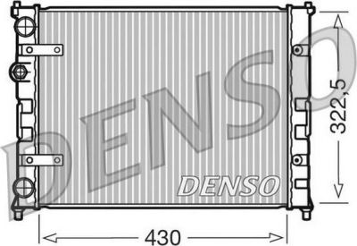 Denso DRM26007 радиатор, охлаждение двигателя на VW POLO Variant (6KV5)