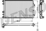 DENSO Радиатор основной SKODA Fabia/VW Polo 1.2/1.4+TDI 01->/633x415x30 (DRM27005)