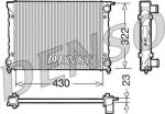 Denso DRM32004 радиатор, охлаждение двигателя на VW PASSAT Variant (3A5, 35I)