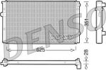 DENSO Радиатор охлаждения VOLKSWAGEN Golf III Vento D/TD/TDI (1H0121253BL, DRM32008)