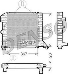DENSO Радиатор, охлаждение двигател (DRM33020)