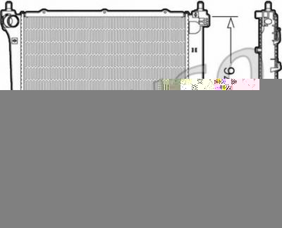 Denso DRM41011 радиатор, охлаждение двигателя на HYUNDAI i20 (PB, PBT)
