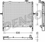 Denso DRM43001 радиатор, охлаждение двигателя на KIA SORENTO I (JC)