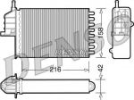 Denso DRR09080 теплообменник, отопление салона на FIAT SEICENTO / 600 (187)