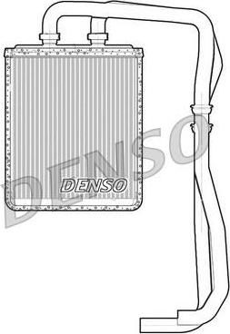 DENSO Радиатор отопителя IVECO DAILY S2000 REST. F1A GSX 06 > (3802172, DRR12011)