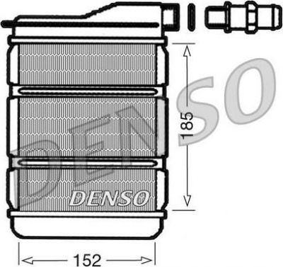 Denso DRR23011 теплообменник, отопление салона на RENAULT SUPER 5 (B/C40_)