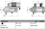 Denso DSN1206 стартер на MERCEDES-BENZ CLA купе (C117)