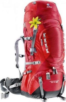 Рюкзак Deuter 2016-17 Aircontact PRO 55 + 15 SL cranberry-fire